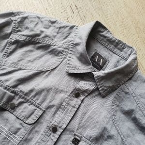 🚨Sold🚨 Armani Exchange Gray Men's Shirt